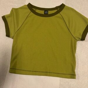 Wild Fable Tee in Olive and Dark Green